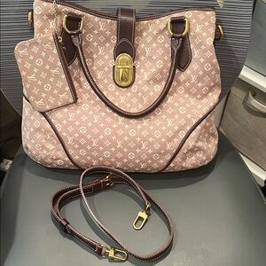 Louis Vuitton Sepia Monogram Idylle Elegie Tote Bag and Pochette